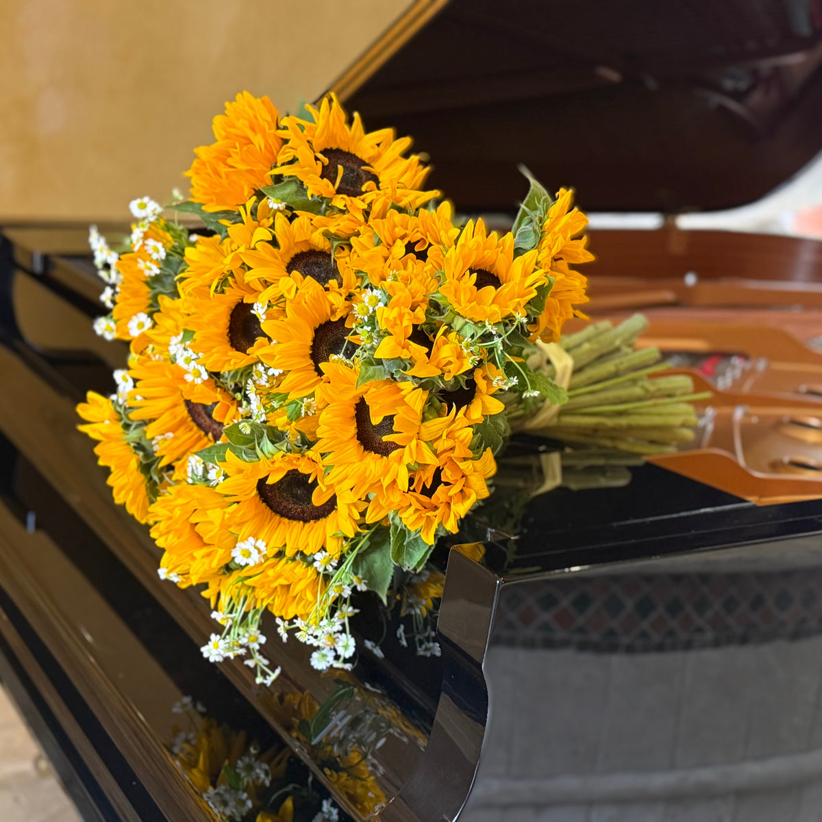 Bright sunflower arrangement with wildflowers — perfect for summer delivery in Los Angeles