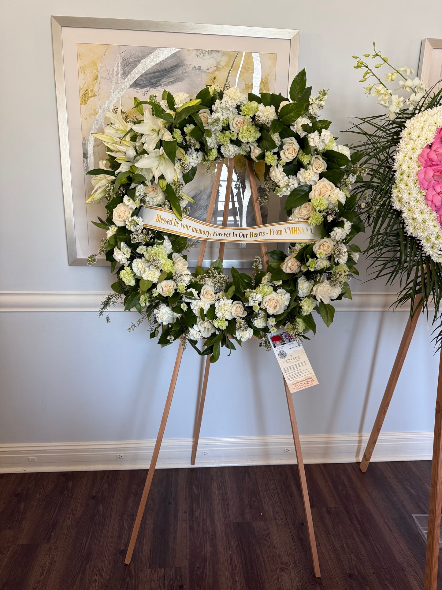 White & Green Flower Arrangement
