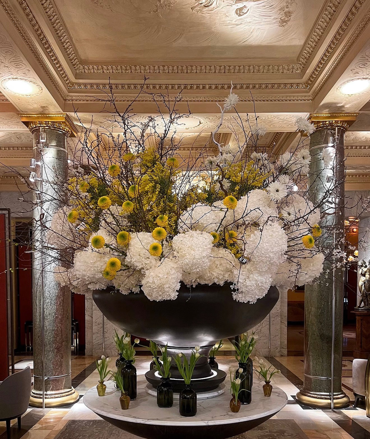 Hottel lobby flowers