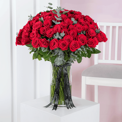 Big Love (100 long stem roses)