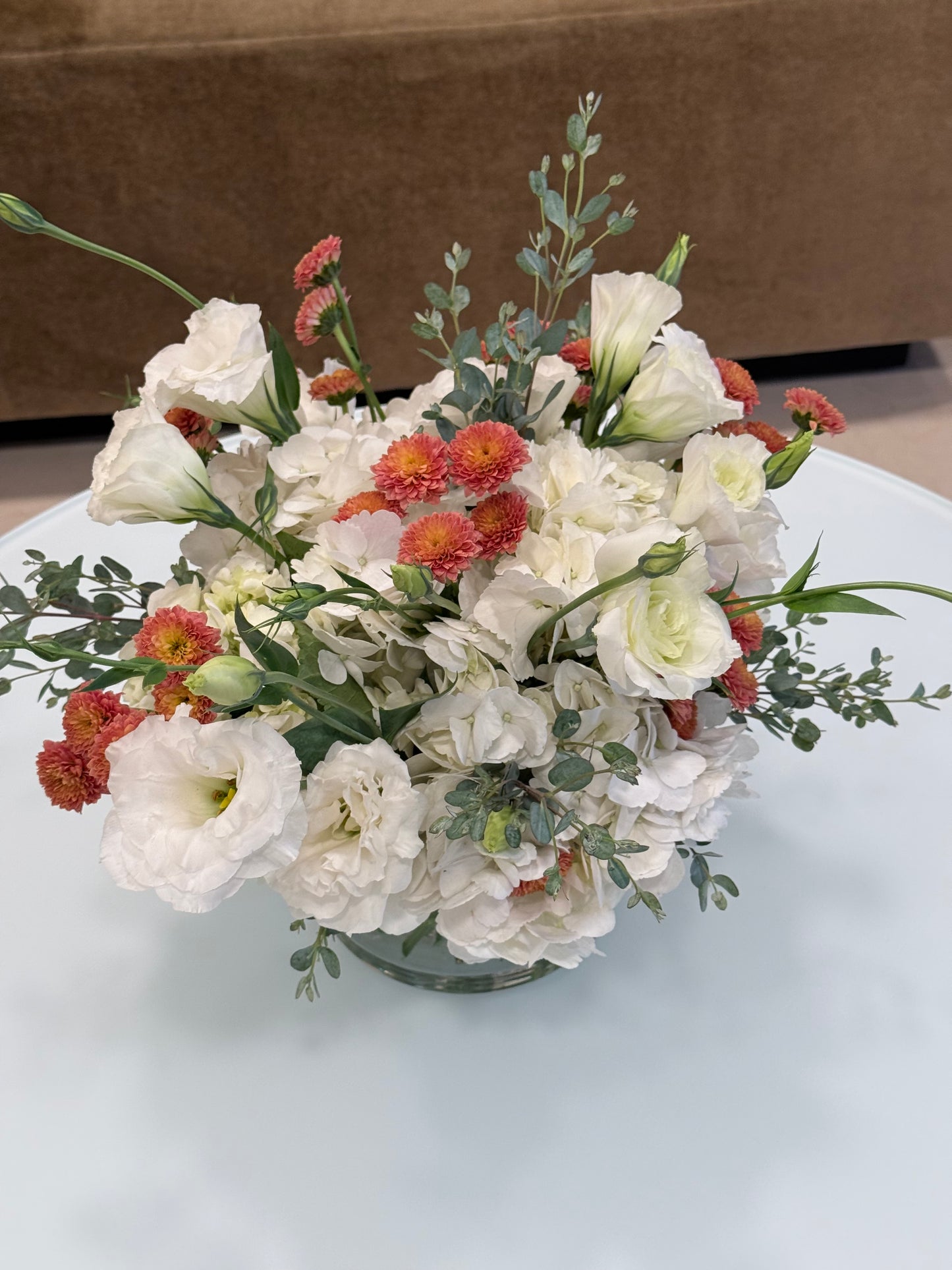 Warm & Elegant Floral Centerpiece