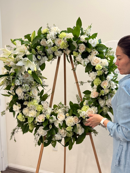 White & Green Flower Arrangement
