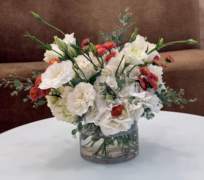Warm & Elegant Floral Centerpiece