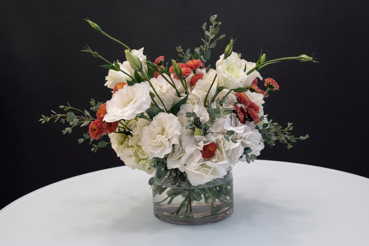 Warm & Elegant Floral Centerpiece