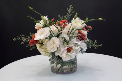 Warm & Elegant Floral Centerpiece