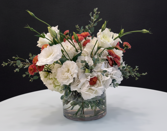 Warm & Elegant Floral Centerpiece