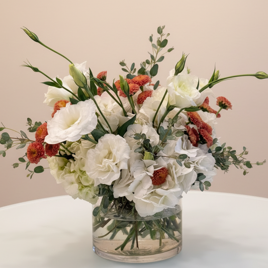 Warm & Elegant Floral Centerpiece