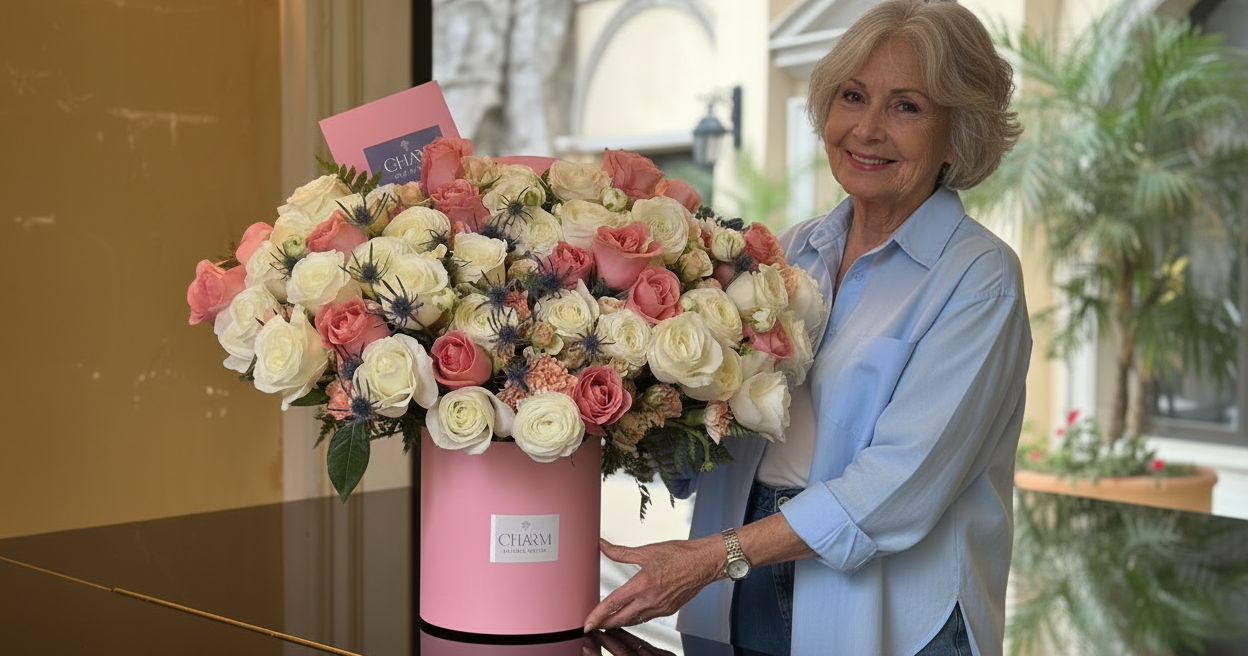 Deluxe Rose Hatbox