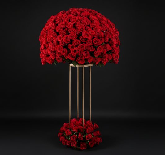 500 Red Roses Stand (Next day delivery)