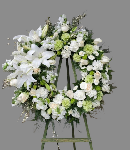 White & Green Flower Arrangement