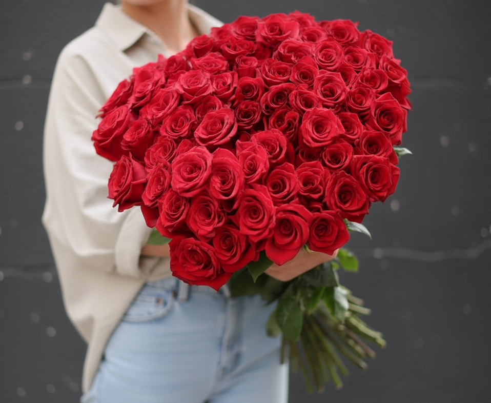 Premium Red Roses bouquet