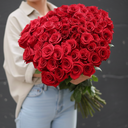 Premium Red Roses bouquet