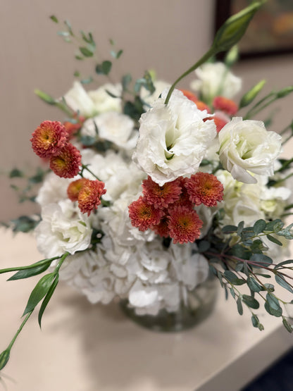 Warm & Elegant Floral Centerpiece