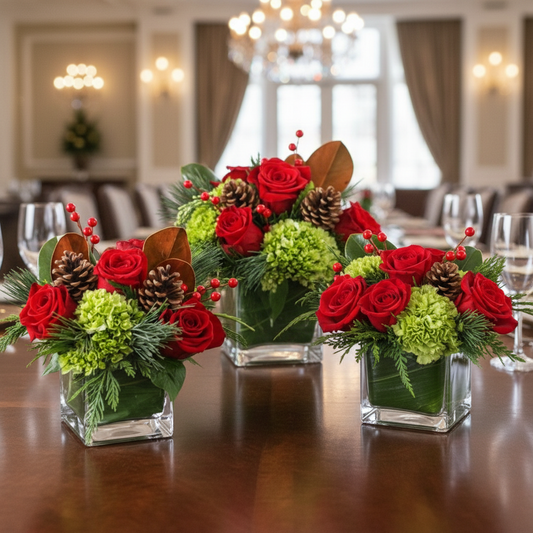 Holiday Table Centerpieces Set