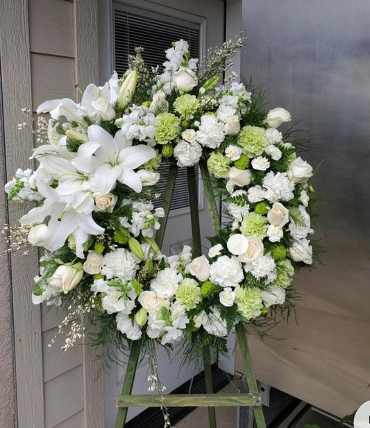 White & Green Flower Arrangement