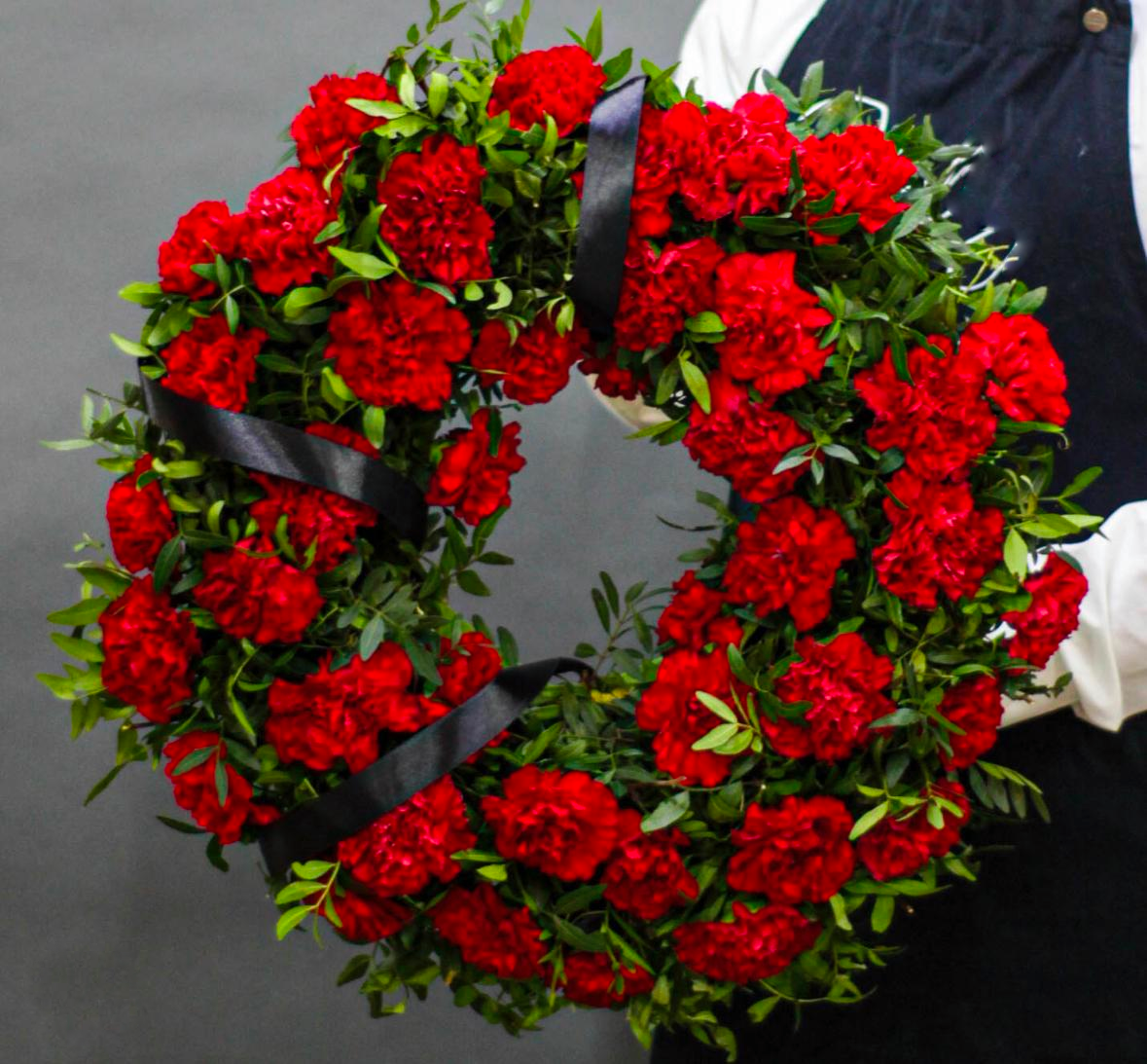 Red & Green Flower Arrangement